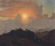 Frederic E.Church Cloudy Skies Germany oil painting artist